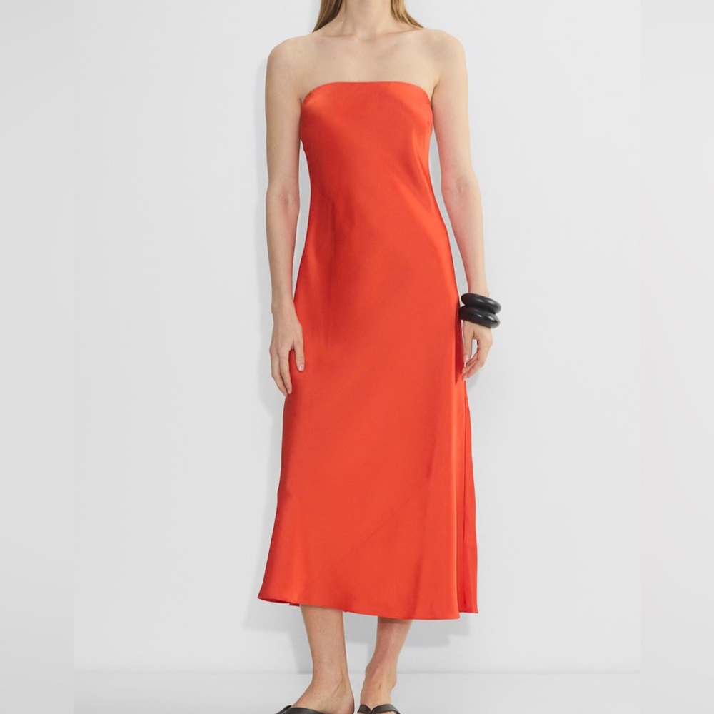 Aritzia Wilfred Charmaine Satin Dress